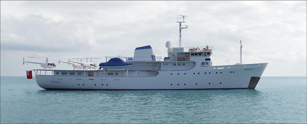 Conversion of an hydrographic vessel Conversion of an hydrographic vessel