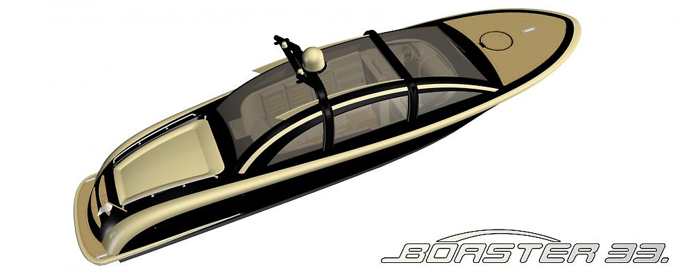 A sleek water-taxi